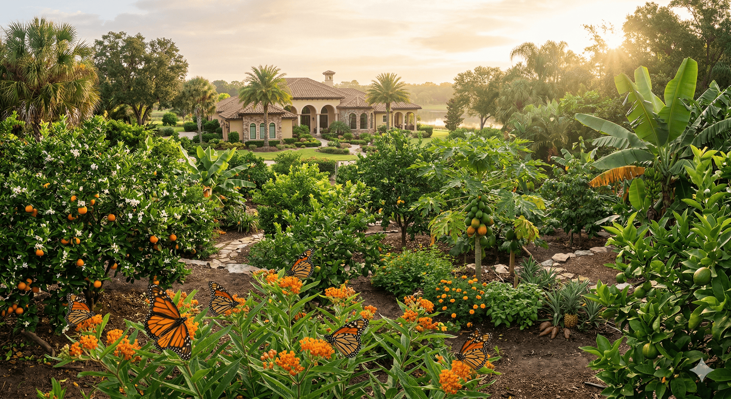 A legacy of regeneration — lush food forest